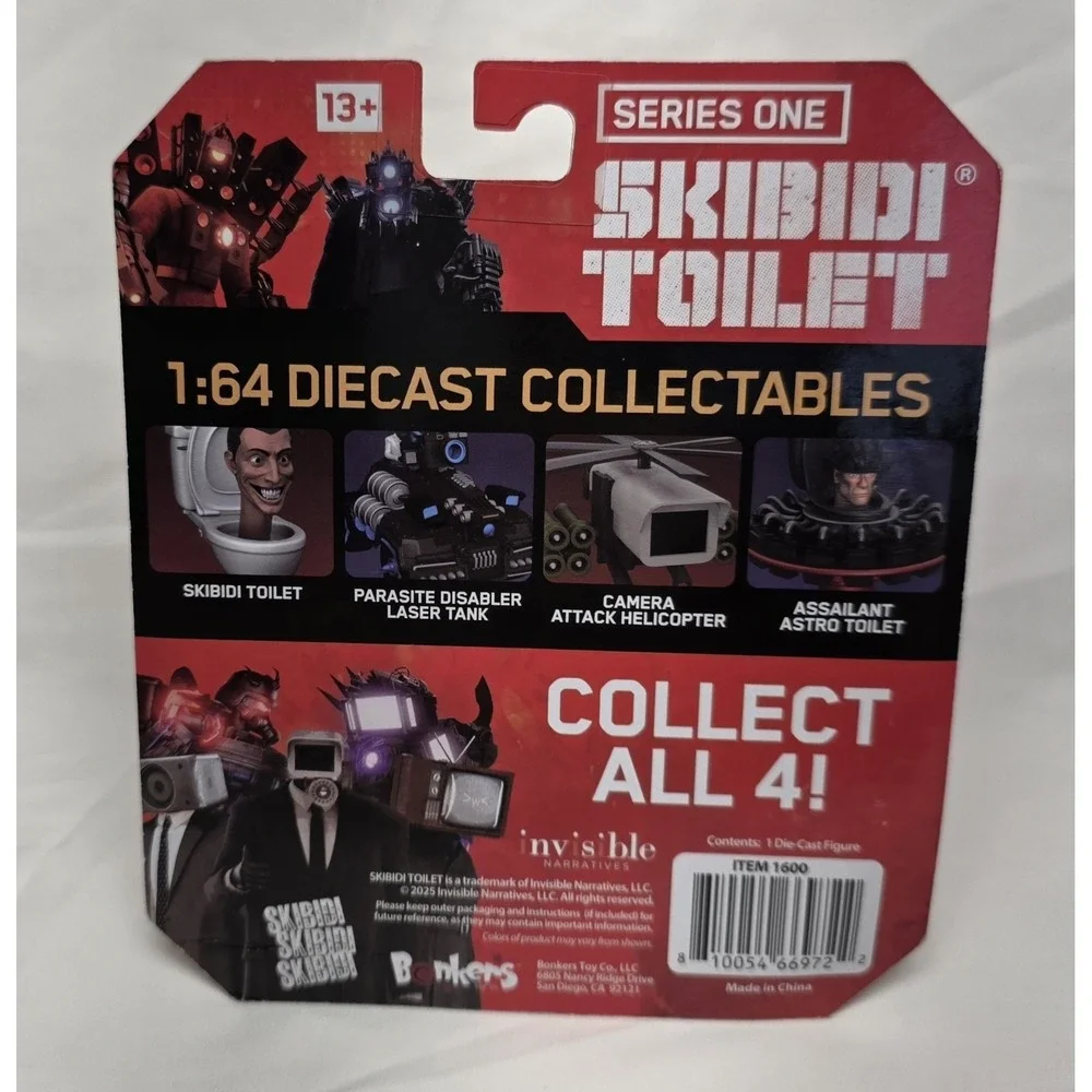 SKIBIDI TOILET - Assailant  Astro Toilet‎ - NIB Series 1  3